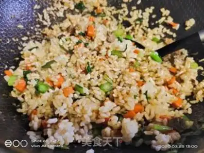 Make Chest beef fried rice step 3