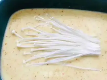 Make Fried golden mushrooms step 2