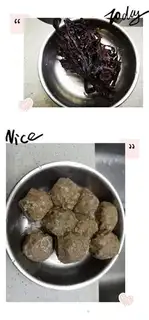 Make Steamed artemisinin balls step 3