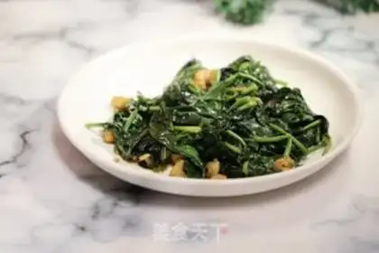 Make Shrimp spinach step 5