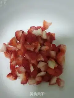 Make Strawberry nut ice cream step 3