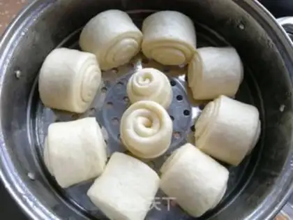 Make Milk knife cut the buns step 5