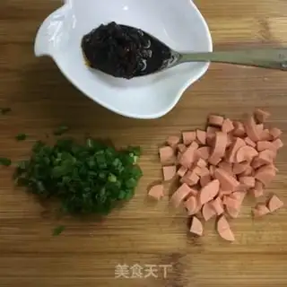 Make Godmother ham and rice step 0