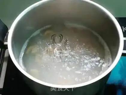 Make The fan shrimp celery soup step 3