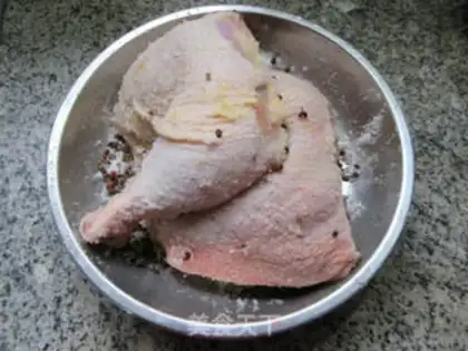 Make Salted chicken legs step 3
