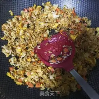 Make Godmother ham and rice step 6