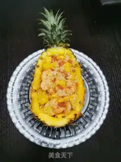 Make Shrimp pineapple rice step 10