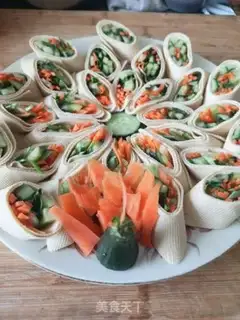 Make Three-swidth bean rolls step 7