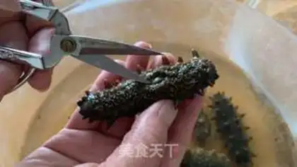 Make Sea cucumber hair step 3