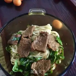 Make Red beef noodles step 23