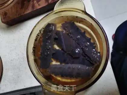Make Sea cucumber hair step 4