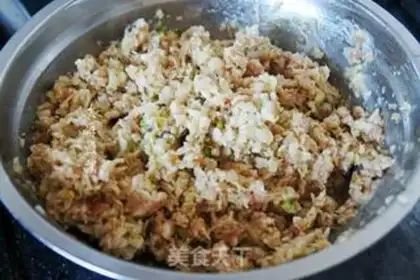 Make Sour pork dumplings step 3