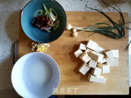 Make Meat tofu step 0