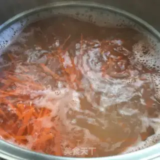 Make Spinach with carrots step 6