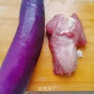 Make Meat and eggplant step 0