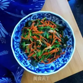 Make Spinach with carrots step 10