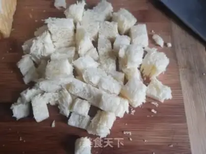 Make Bread bowl, red curry pineapple chicken step 4