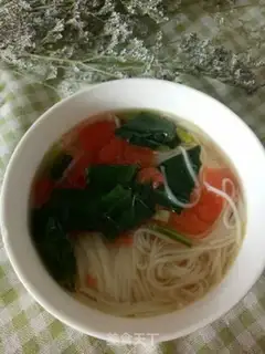 Make Tomato spinach noodles step 6