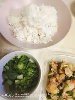 Make Shrimp rice step 0