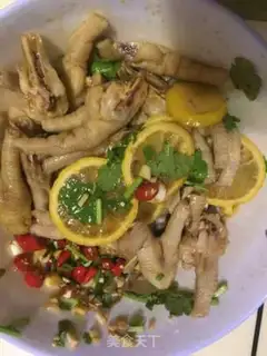 Make Lemon chicken claws step 8