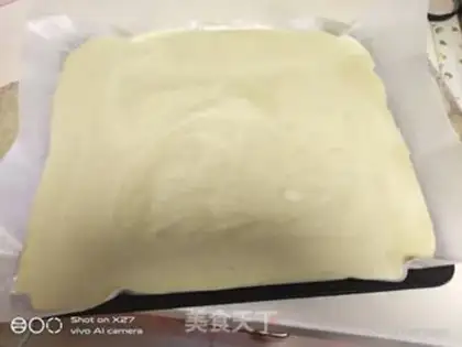 Make A spinach cake roll step 9