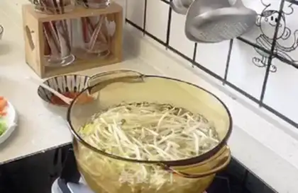 Make Korean rice step 11