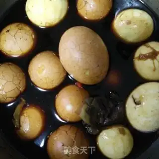 Make Five spicy tea eggs step 9