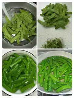 Make Beans, Dutch beans step 1