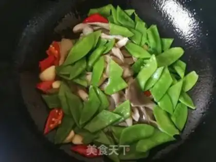 Make Dutch beans and mushrooms step 5