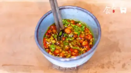Make Hot pepper eggs step 2