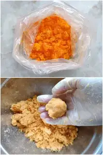 Make Salted egg yolks step 2