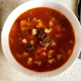 Make Soup beef and potatoes step 4