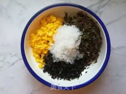 Make An egg dumpling for a fan of the fragrance step 11