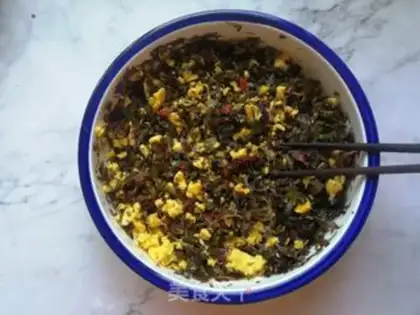 Make An egg dumpling for a fan of the fragrance step 14
