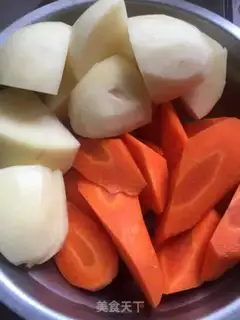 Make Potato carrots, gravy step 9