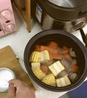 Make Corn steak soup step 4