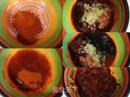 Make Spicy octopus step 1