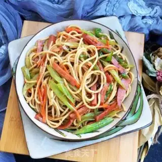 Make Pepper peppers, pasta step 13