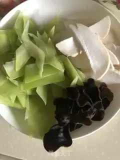Make Beef rolls, black and white step 1