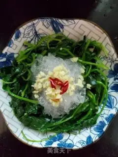 Make A spinach mix fan step 6