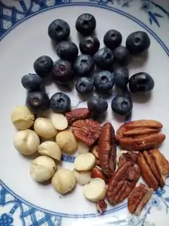 Make Blueberry nuts step 1
