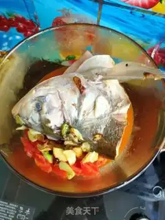 Make Tomato vegetable fish head soup step 9