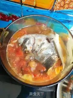 Make Tomato vegetable fish head soup step 15