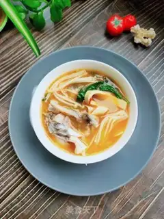 Make Tomato vegetable fish head soup step 20
