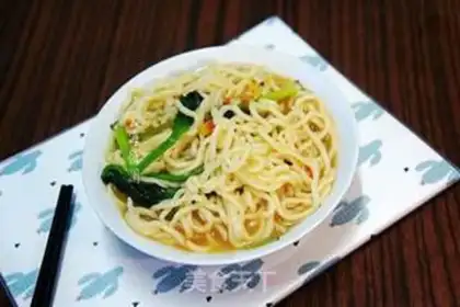 Make Hot noodles step 7