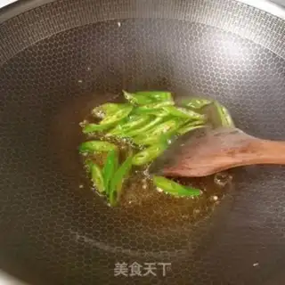 Make Sausage fried beans step 2