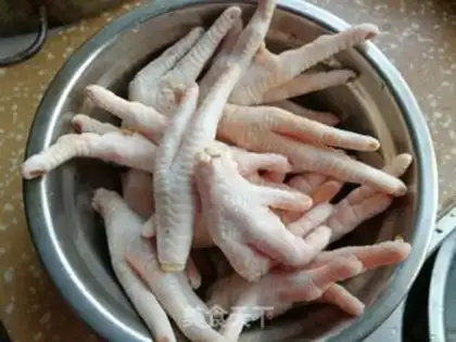 Make Sour lemon chicken claws step 0