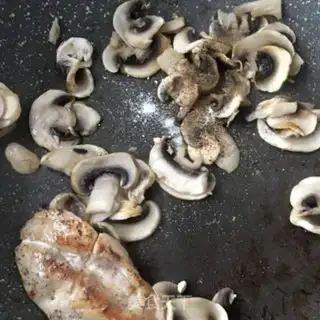 Make A sip of chicken double-fried salad step 15