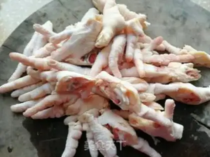 Make Sour lemon chicken claws step 1