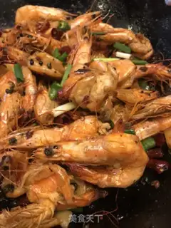 Make Spicy shrimp step 0